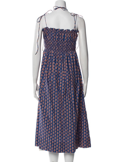 DÔEN Printed Midi Length Dress
