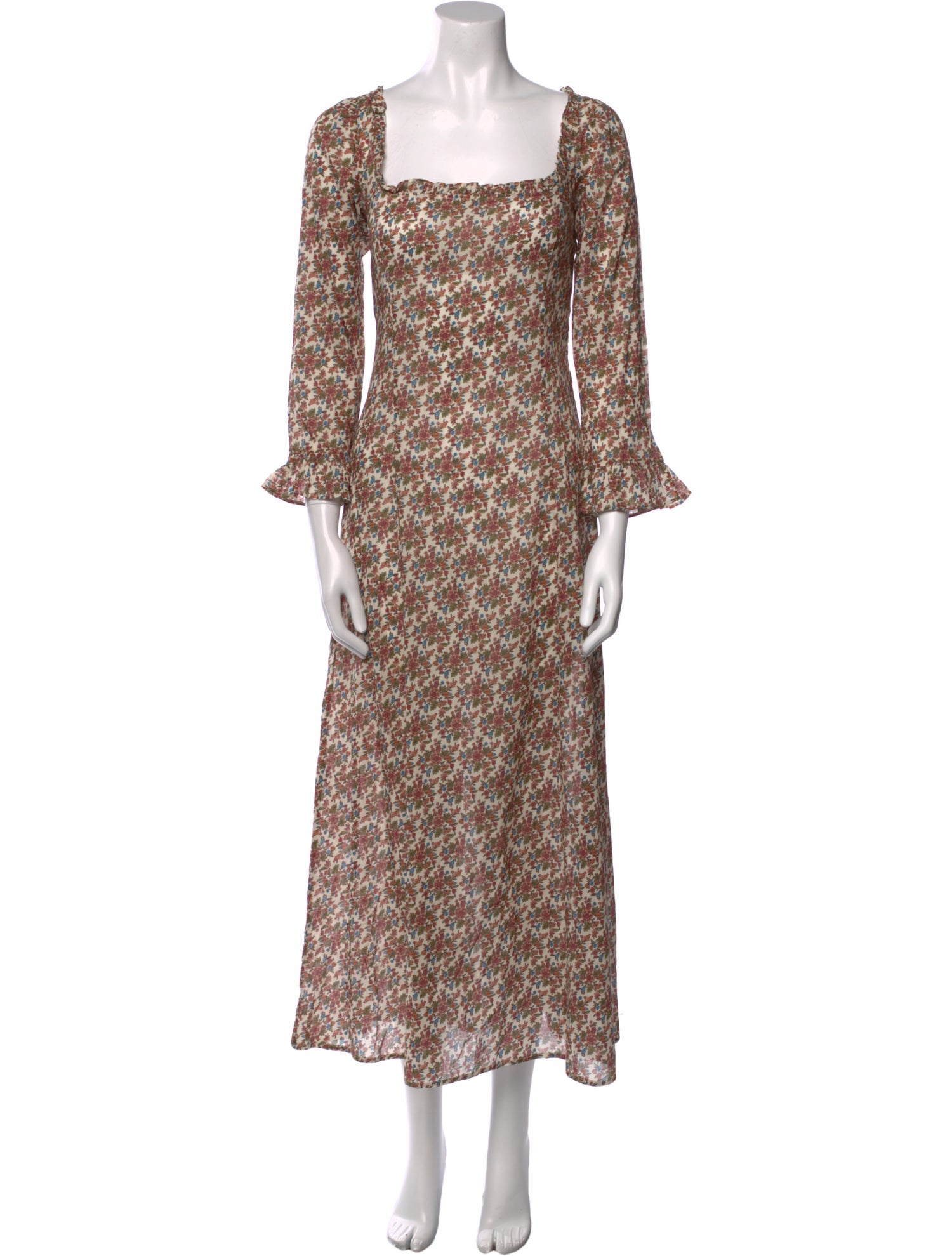 DÔEN Floral Print Long Dress