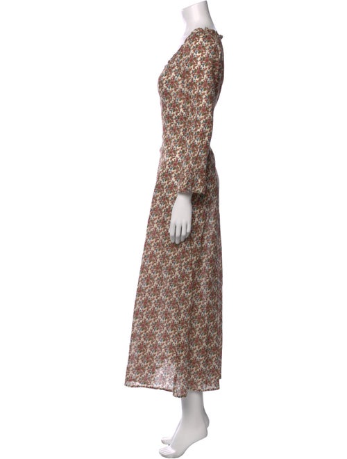 DÔEN Floral Print Long Dress