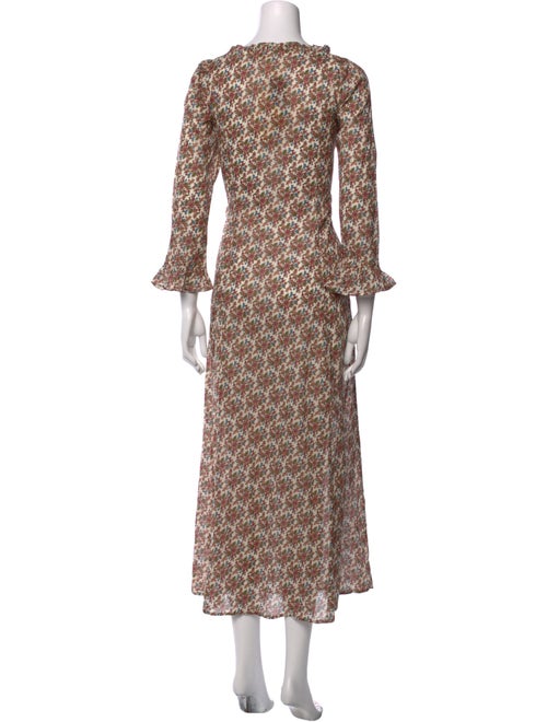 DÔEN Floral Print Long Dress