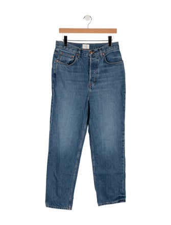 DÔEN High-Rise Straight Leg Jeans