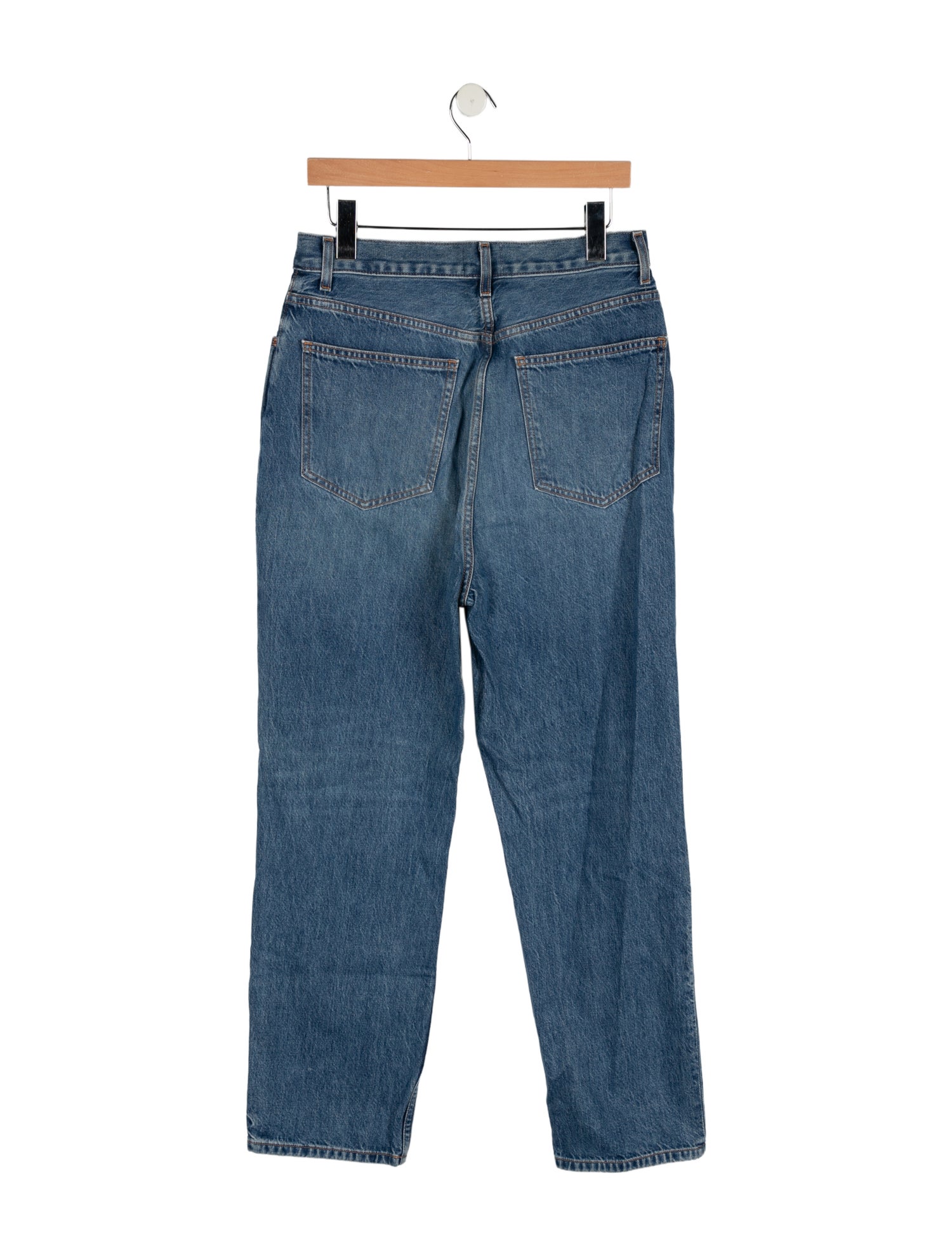 DÔEN High-Rise Straight Leg Jeans