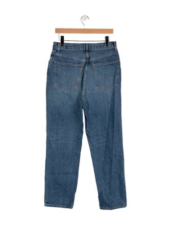 DÔEN High-Rise Straight Leg Jeans