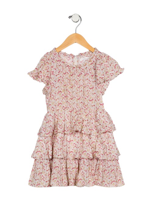 DÔEN Toddler Girls' Floral Short Sleeve Dress