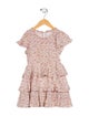 DÔEN Toddler Girls' Floral Short Sleeve Dress