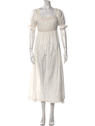 DÔEN Square Neckline Long Dress