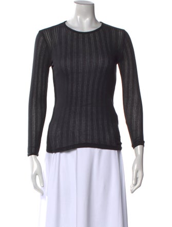 DÔEN Scoop Neck Long Sleeve Top