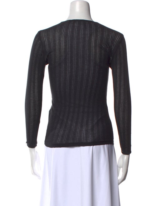 DÔEN Scoop Neck Long Sleeve Top