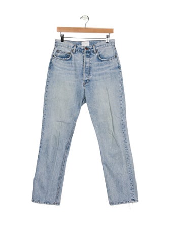 DÔEN High-Rise Straight Leg Jeans