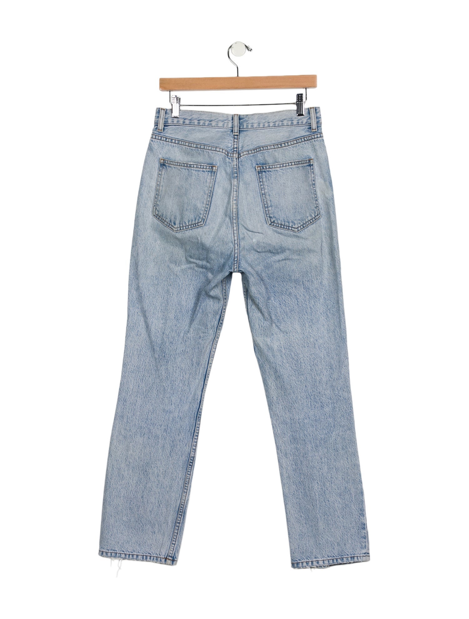 DÔEN High-Rise Straight Leg Jeans