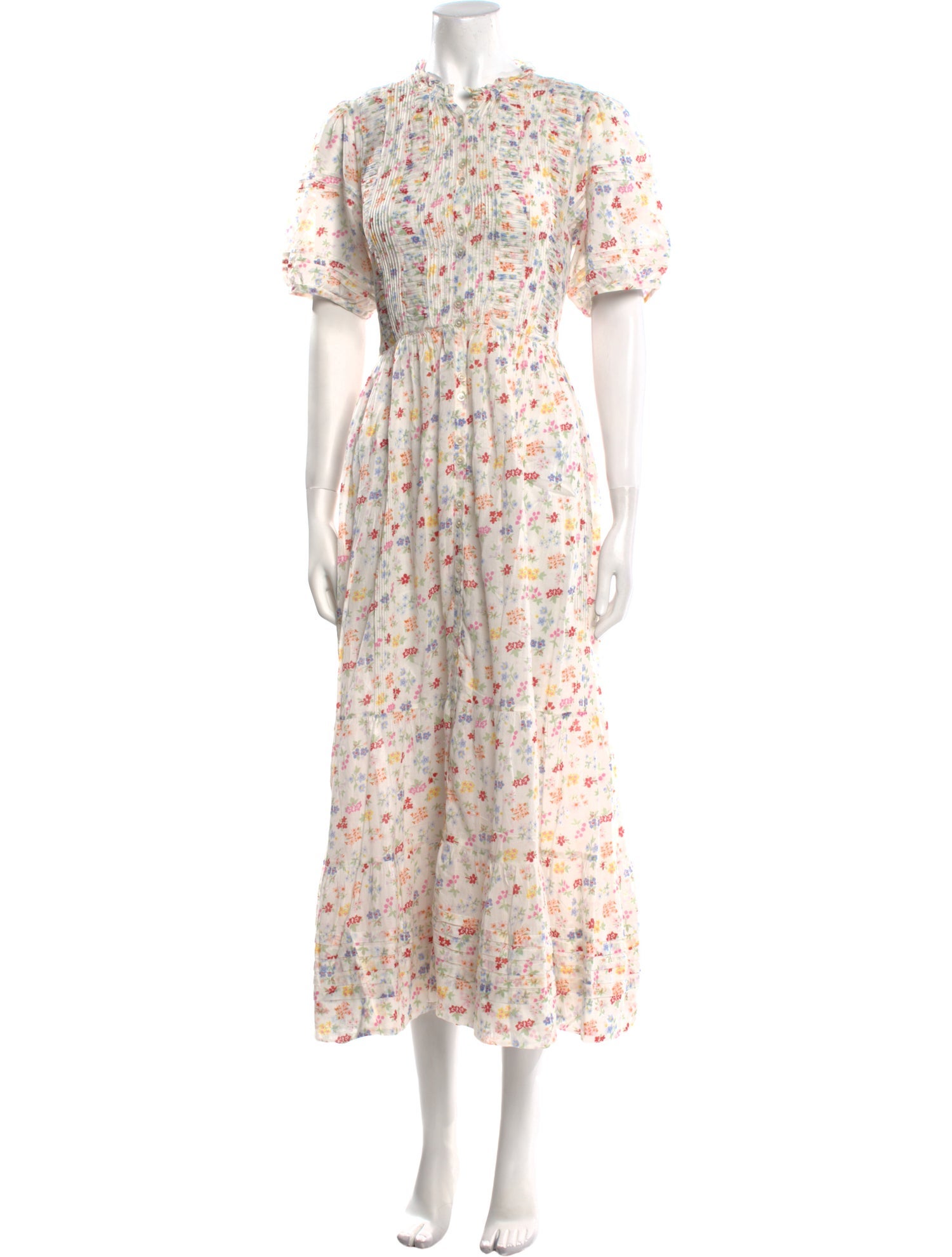 DÔEN Floral Print Long Dress