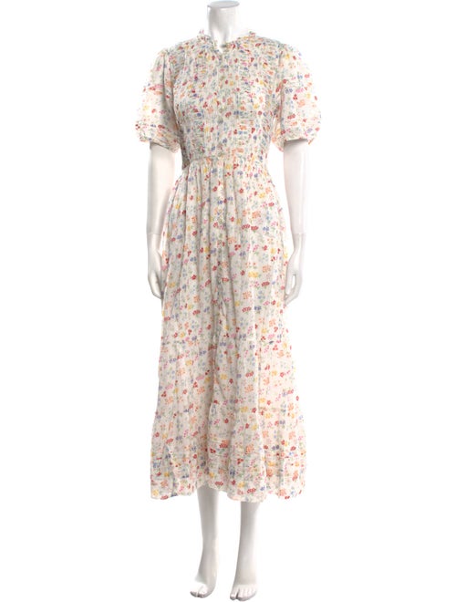 DÔEN Floral Print Long Dress