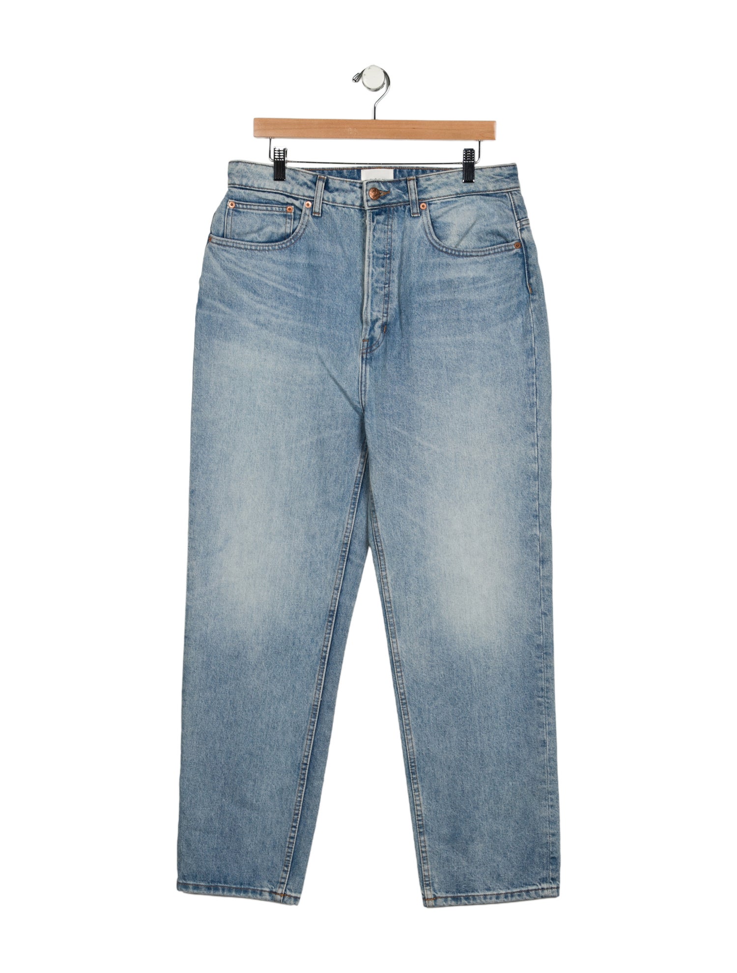 DÔEN High-Rise Straight Leg Jeans