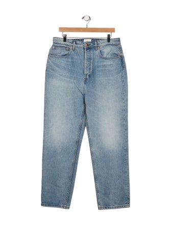DÔEN High-Rise Straight Leg Jeans