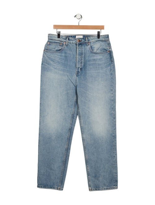DÔEN High-Rise Straight Leg Jeans