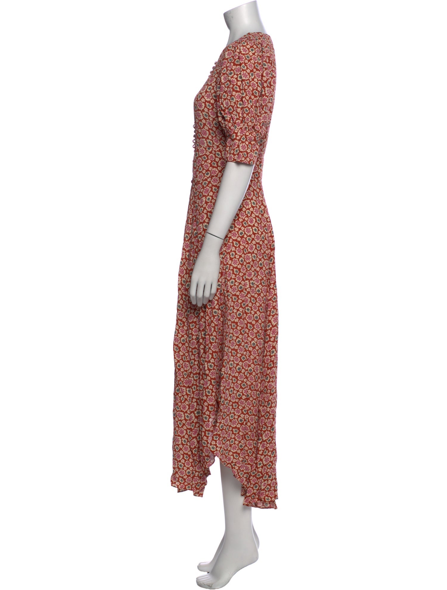DÔEN Floral Print Long Dress