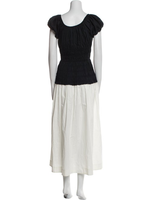 DÔEN Colorblock Pattern Long Dress