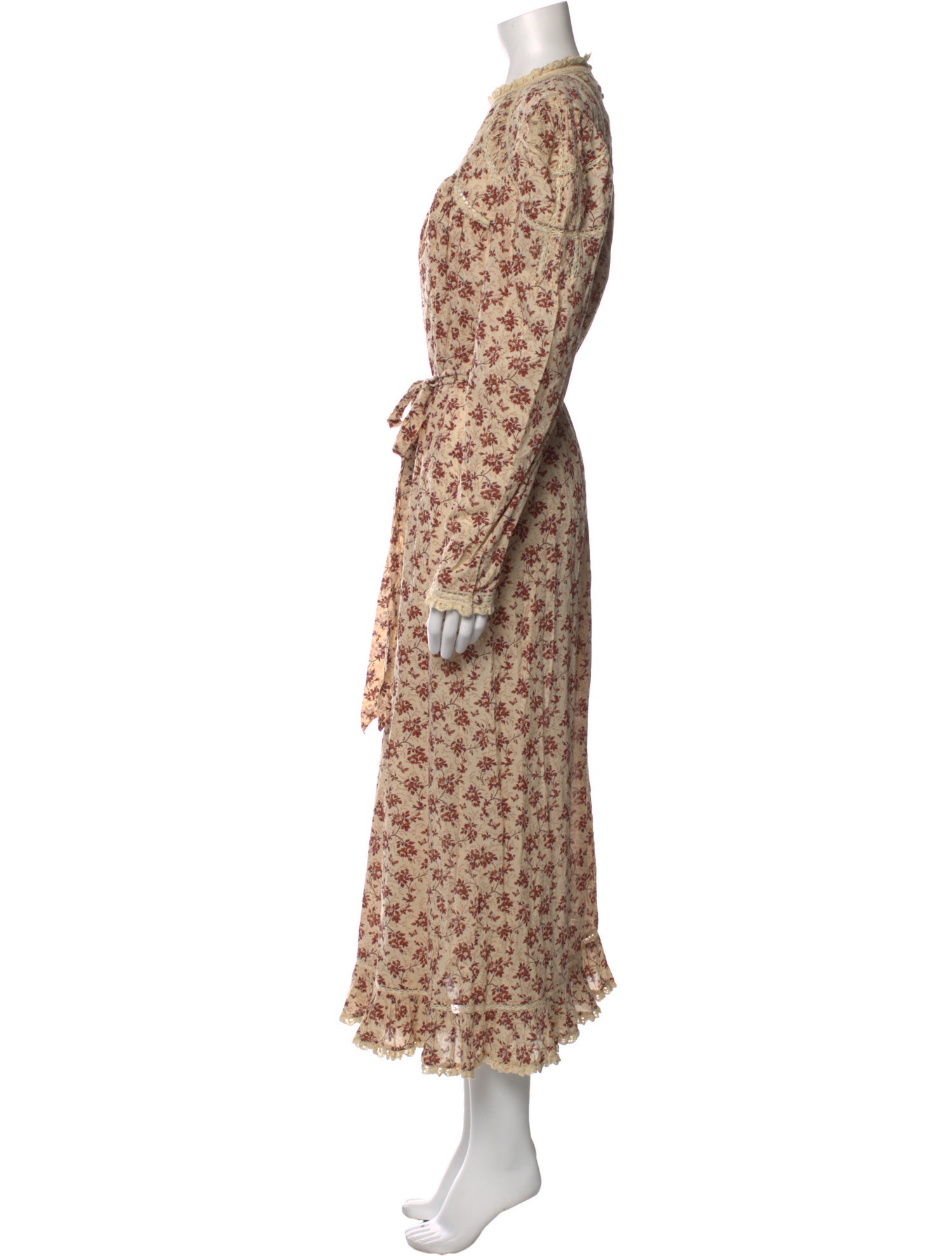 DÔEN Floral Print Long Dress