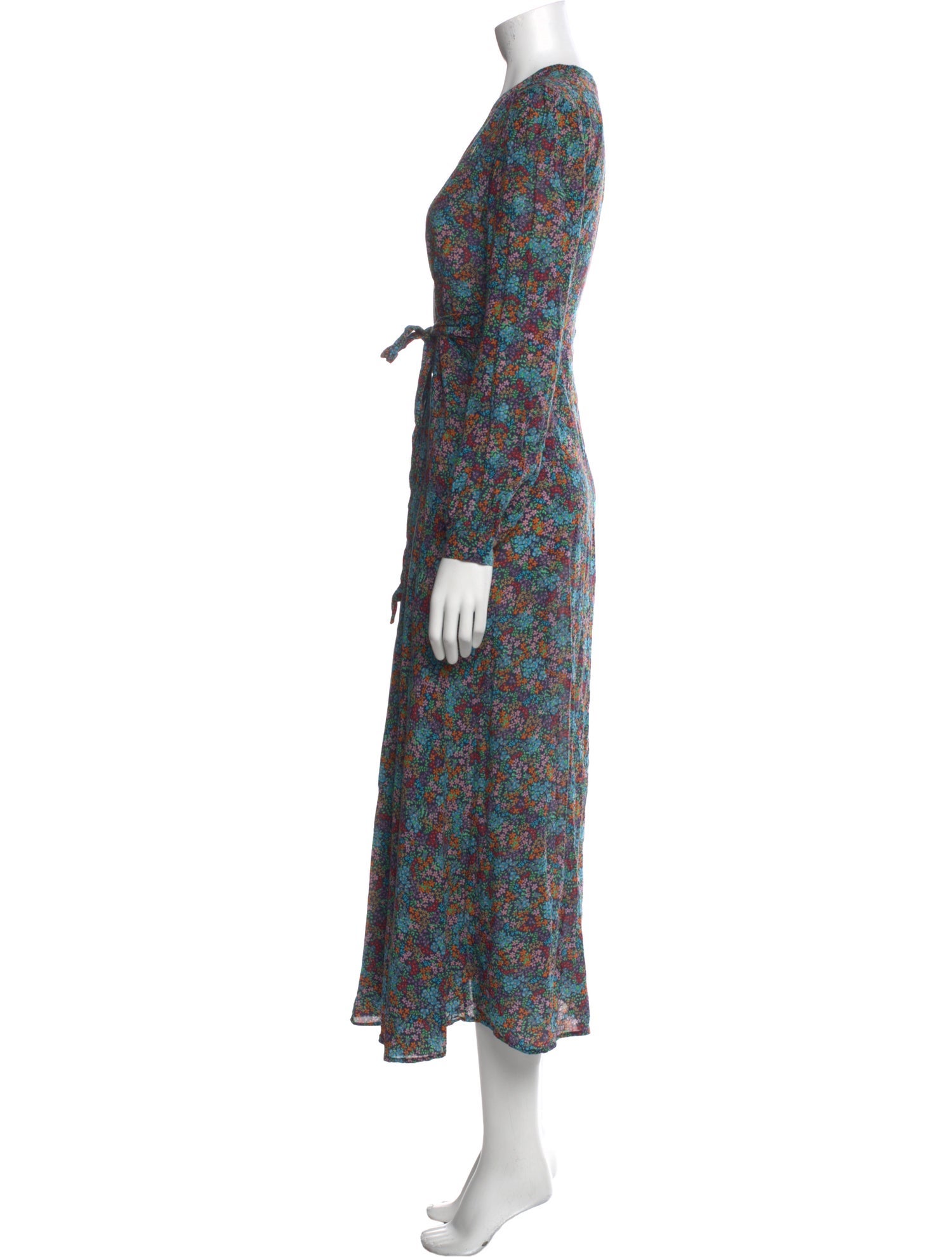 DÔEN Floral Print Long Dress