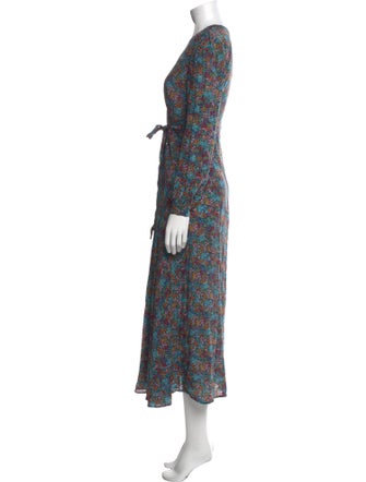 DÔEN Floral Print Long Dress