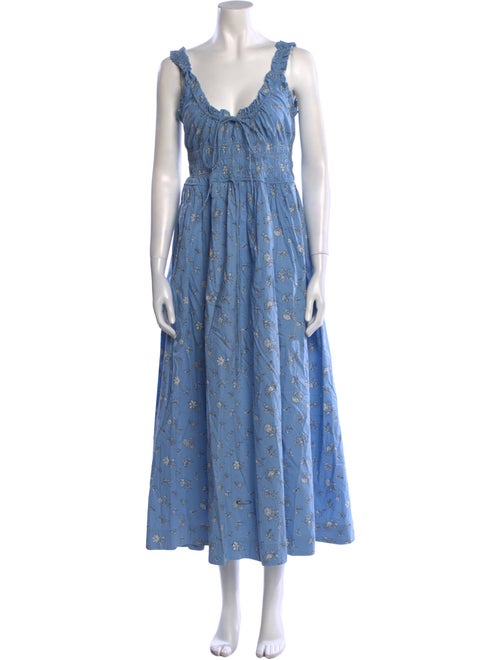 DÔEN Printed Long Dress