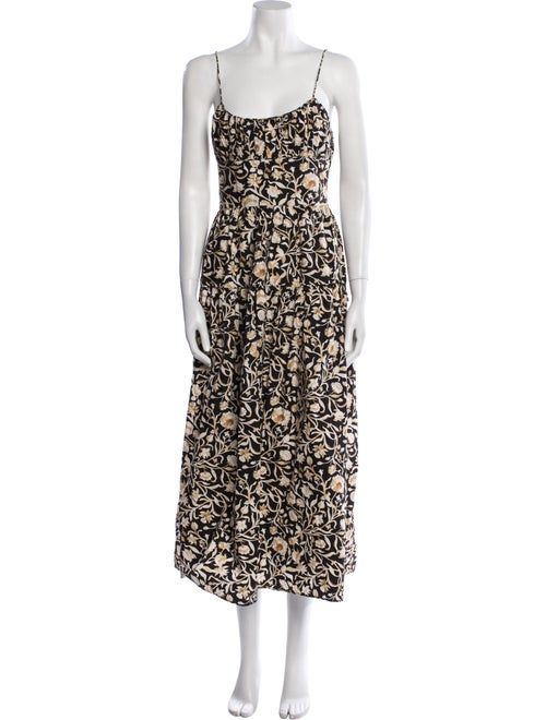 DÔEN Floral Print Long Dress