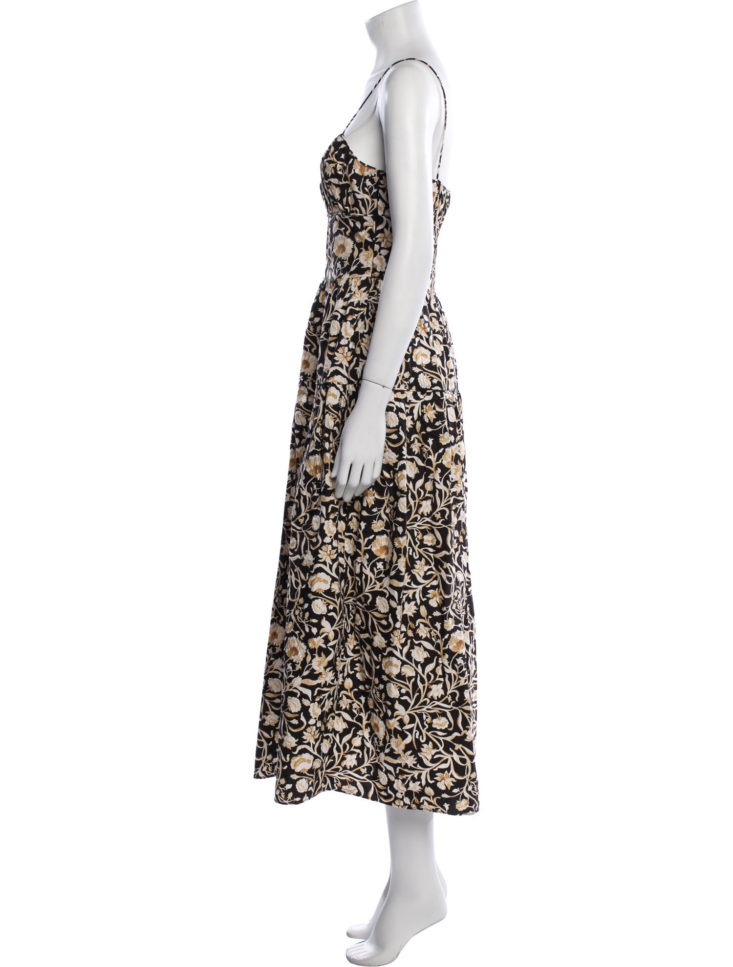 DÔEN Floral Print Long Dress