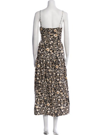 DÔEN Floral Print Long Dress