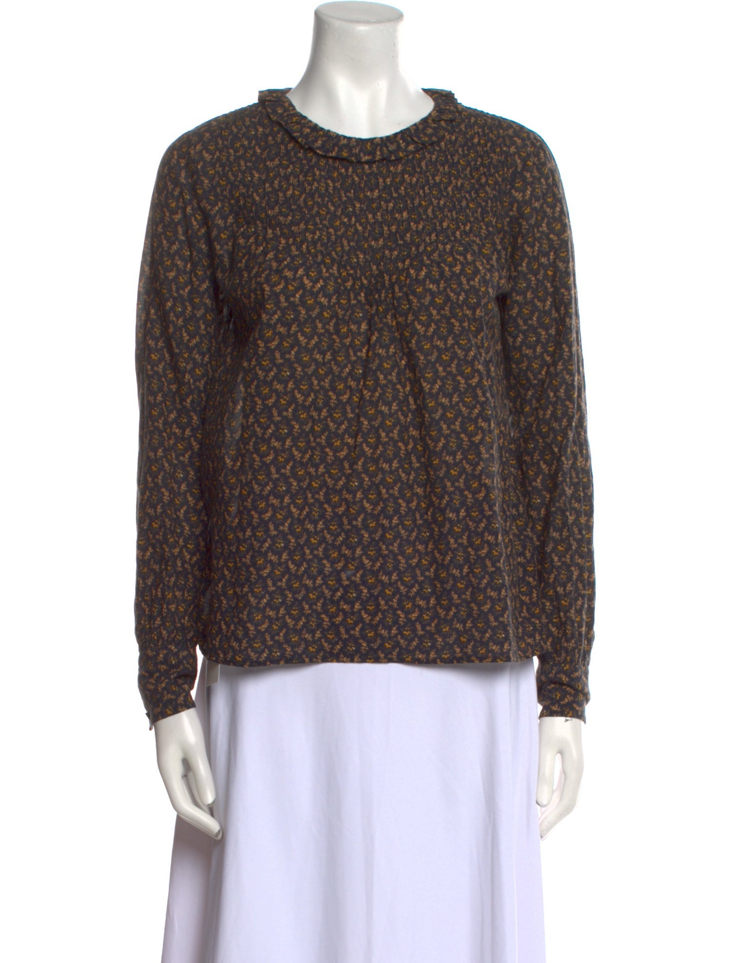 DÔEN Printed Crew Neck Sweatshirt