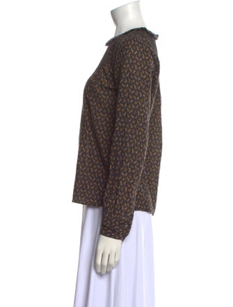 DÔEN Printed Crew Neck Sweatshirt