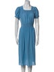 DÔEN Silk Midi Length Dress