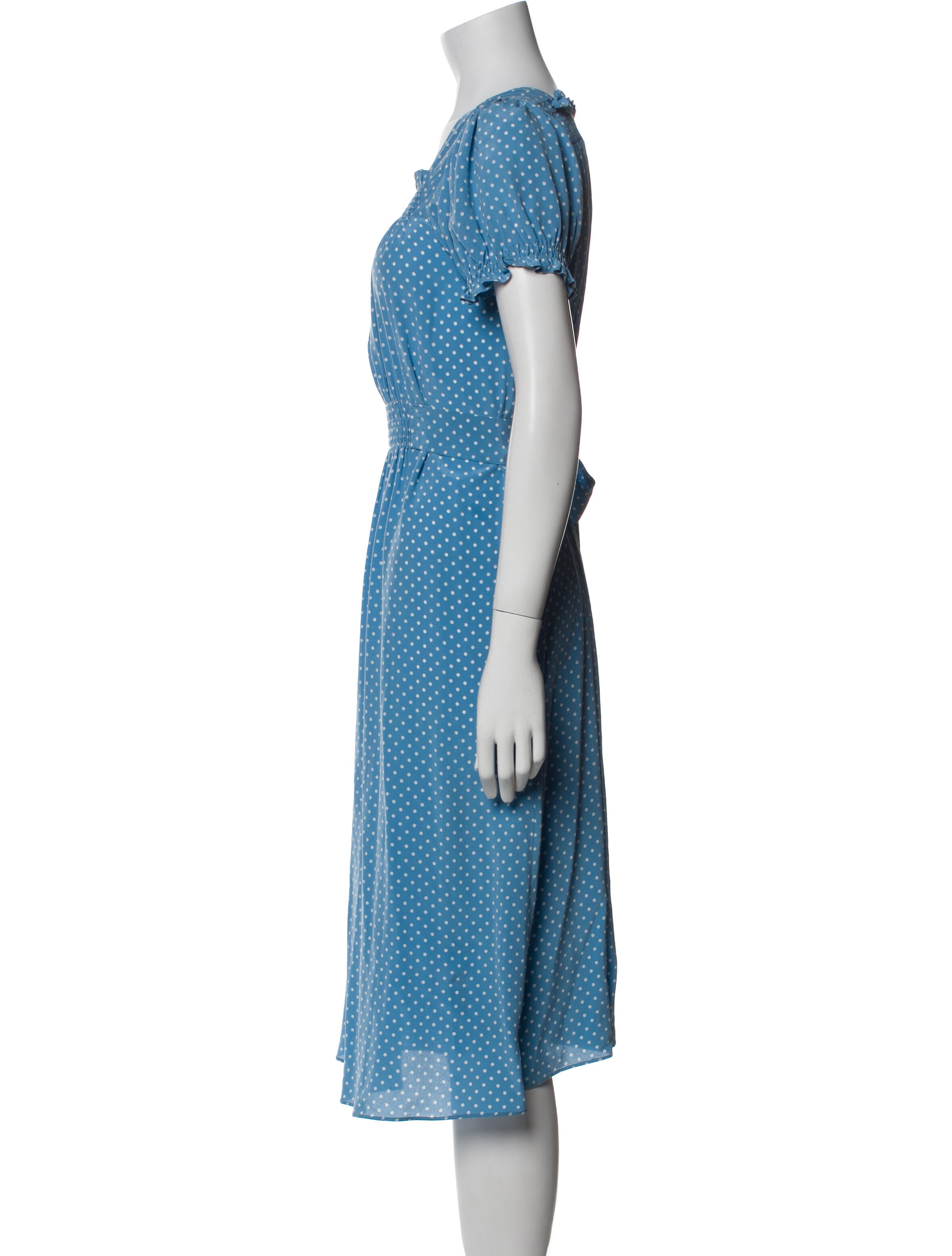 DÔEN Silk Midi Length Dress