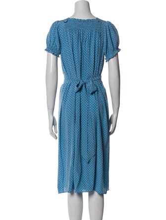 DÔEN Silk Midi Length Dress