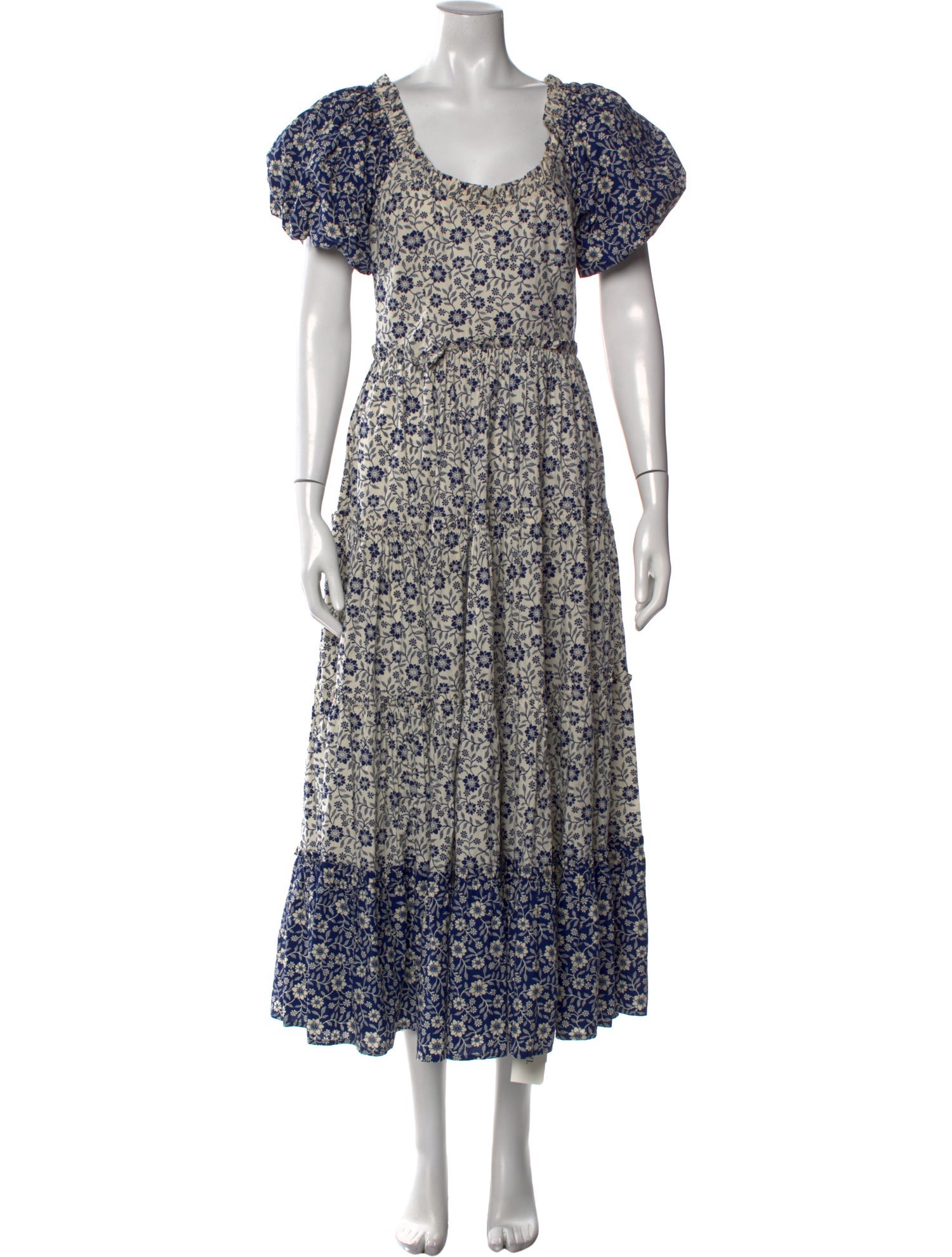 DÔEN Floral Print Long Dress