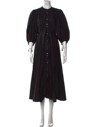 DÔEN Crew Neck Midi Length Dress