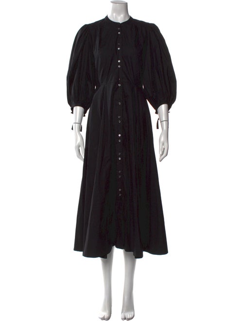 DÔEN Crew Neck Midi Length Dress