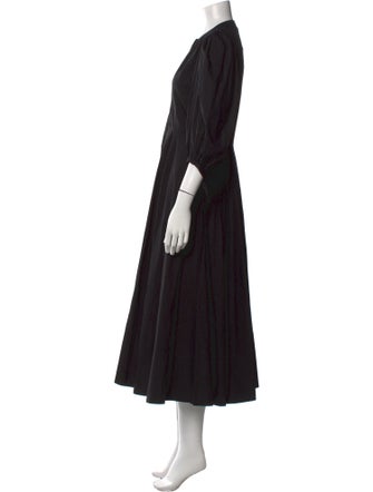 DÔEN Crew Neck Midi Length Dress