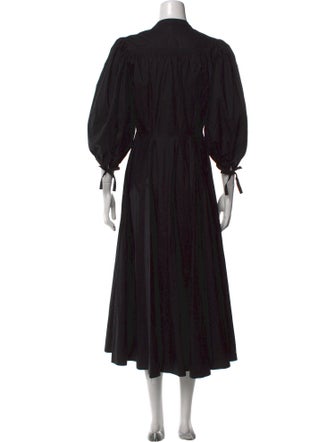 DÔEN Crew Neck Midi Length Dress