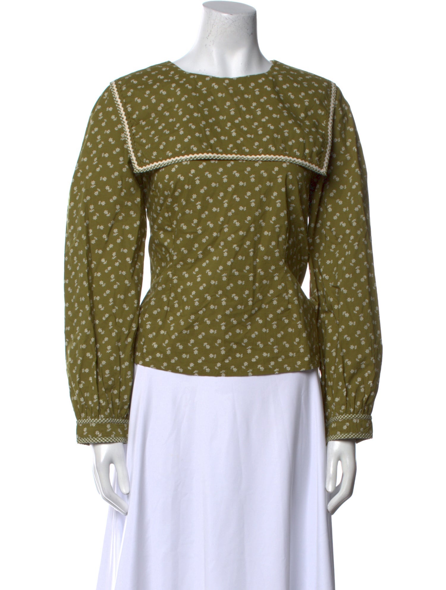 DÔEN Printed Crew Neck Sweatshirt