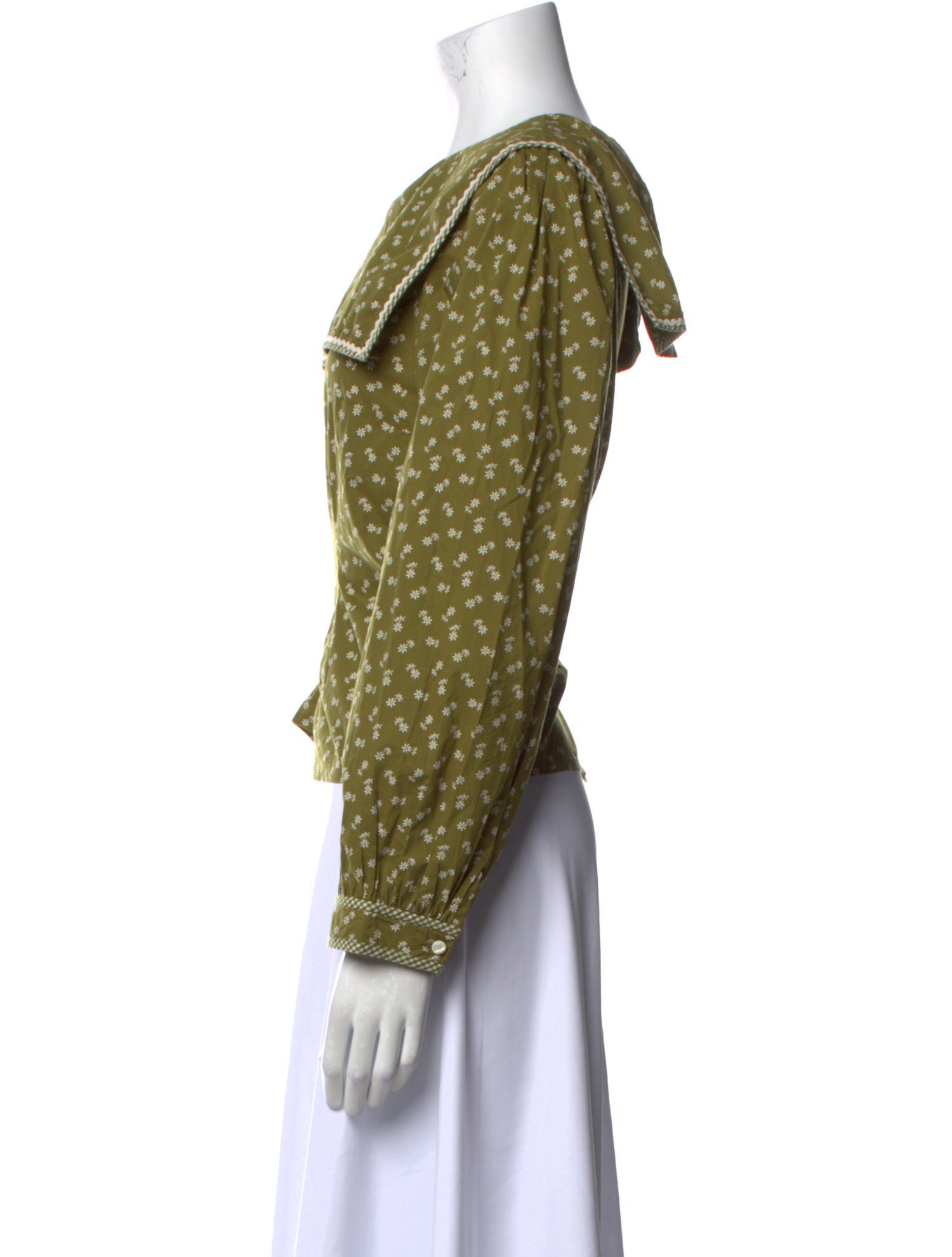 DÔEN Printed Crew Neck Sweatshirt