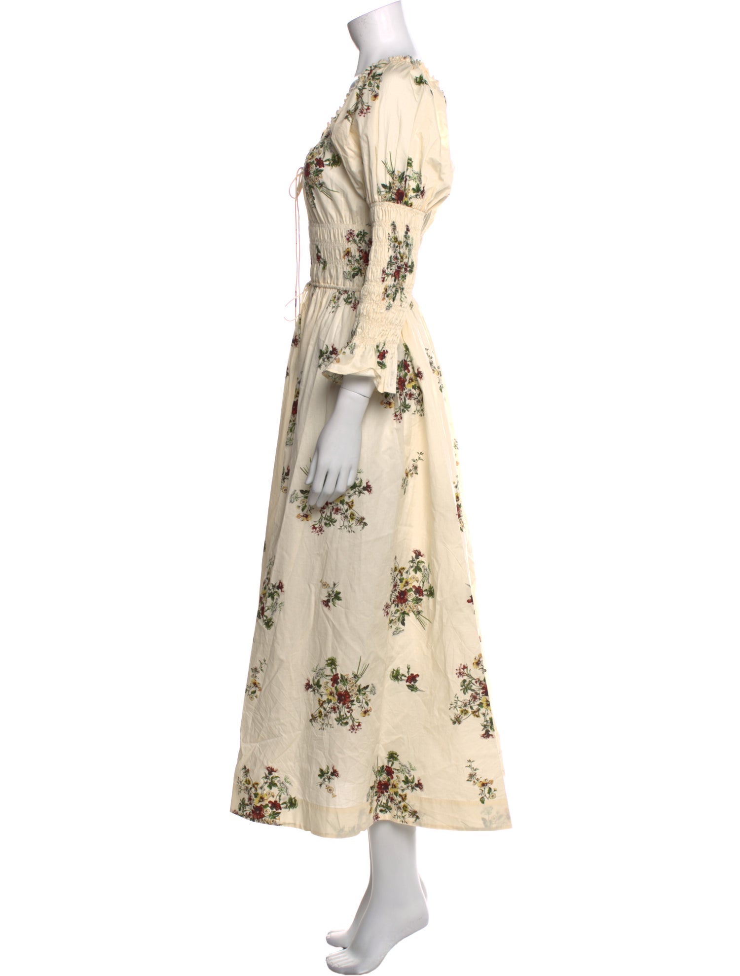 DÔEN Floral Print Long Dress