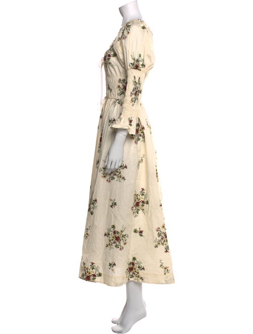 DÔEN Floral Print Long Dress