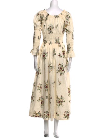 DÔEN Floral Print Long Dress
