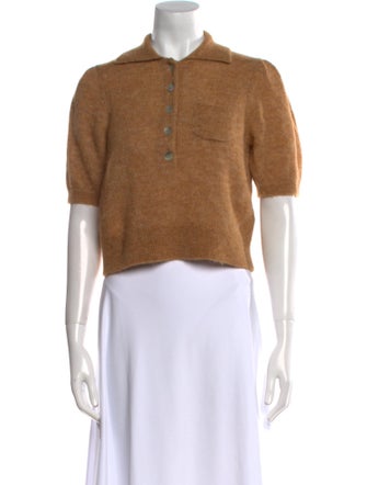 DÔEN Alpaca Short Sleeve Crop Top