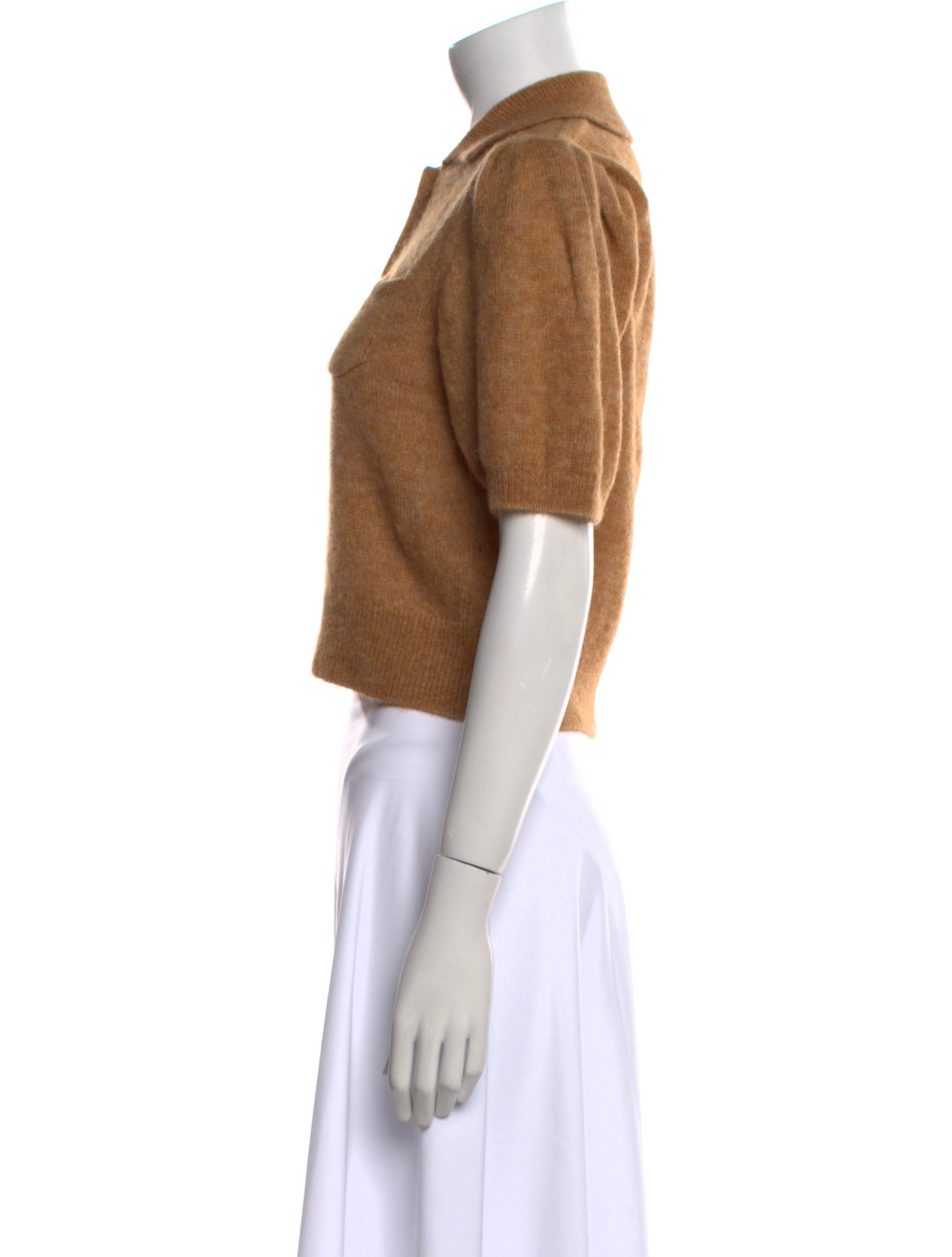 DÔEN Alpaca Short Sleeve Crop Top