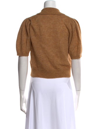DÔEN Alpaca Short Sleeve Crop Top