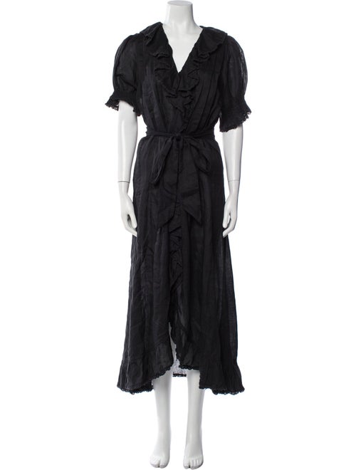 DÔEN V-Neck Long Dress