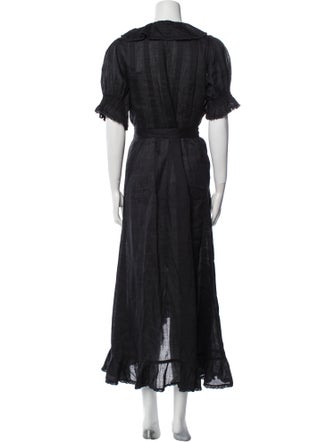 DÔEN V-Neck Long Dress