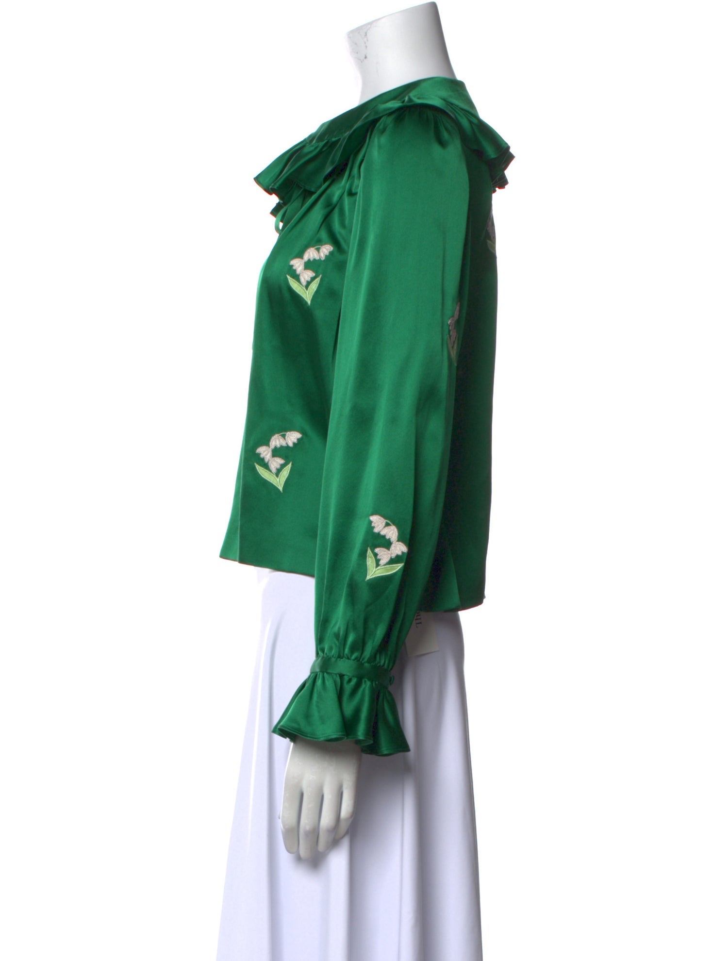 DÔEN Silk Crew Neck Blouse