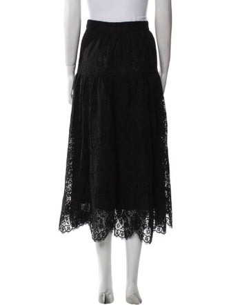 DÔEN Lace Midi Length Skirt